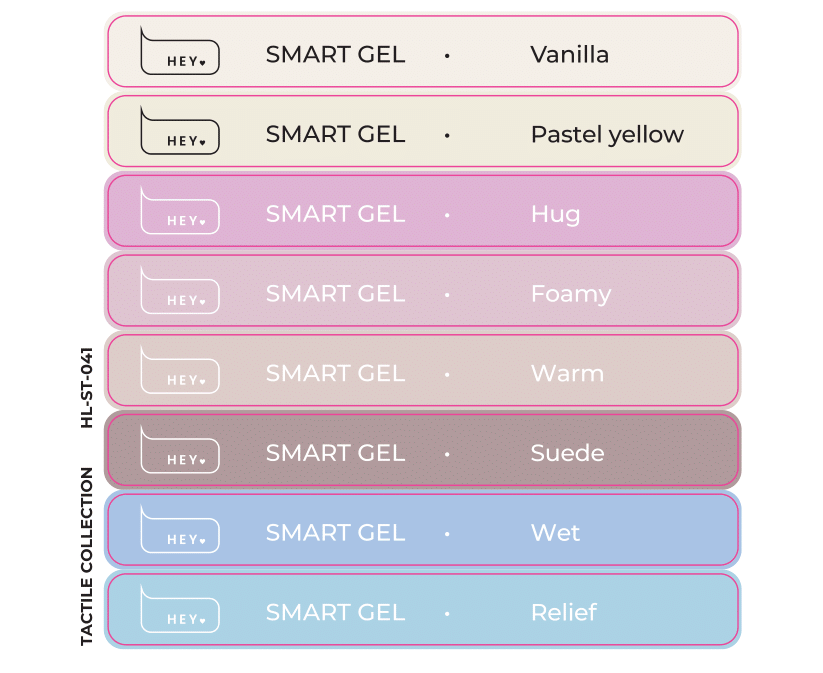 Stickers for Tips · HEYLOVE SMART GEL TACTILE collection