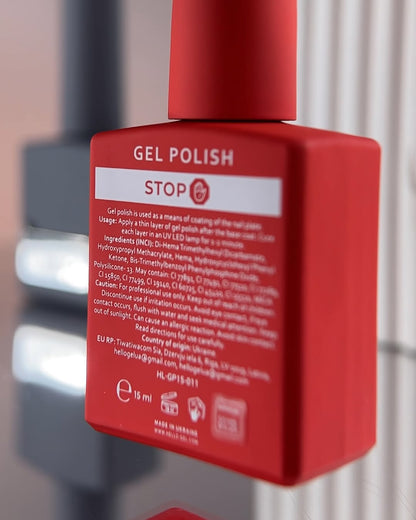 Vernis à ongles semi-permanent HEYLOVE STOP. Rouge