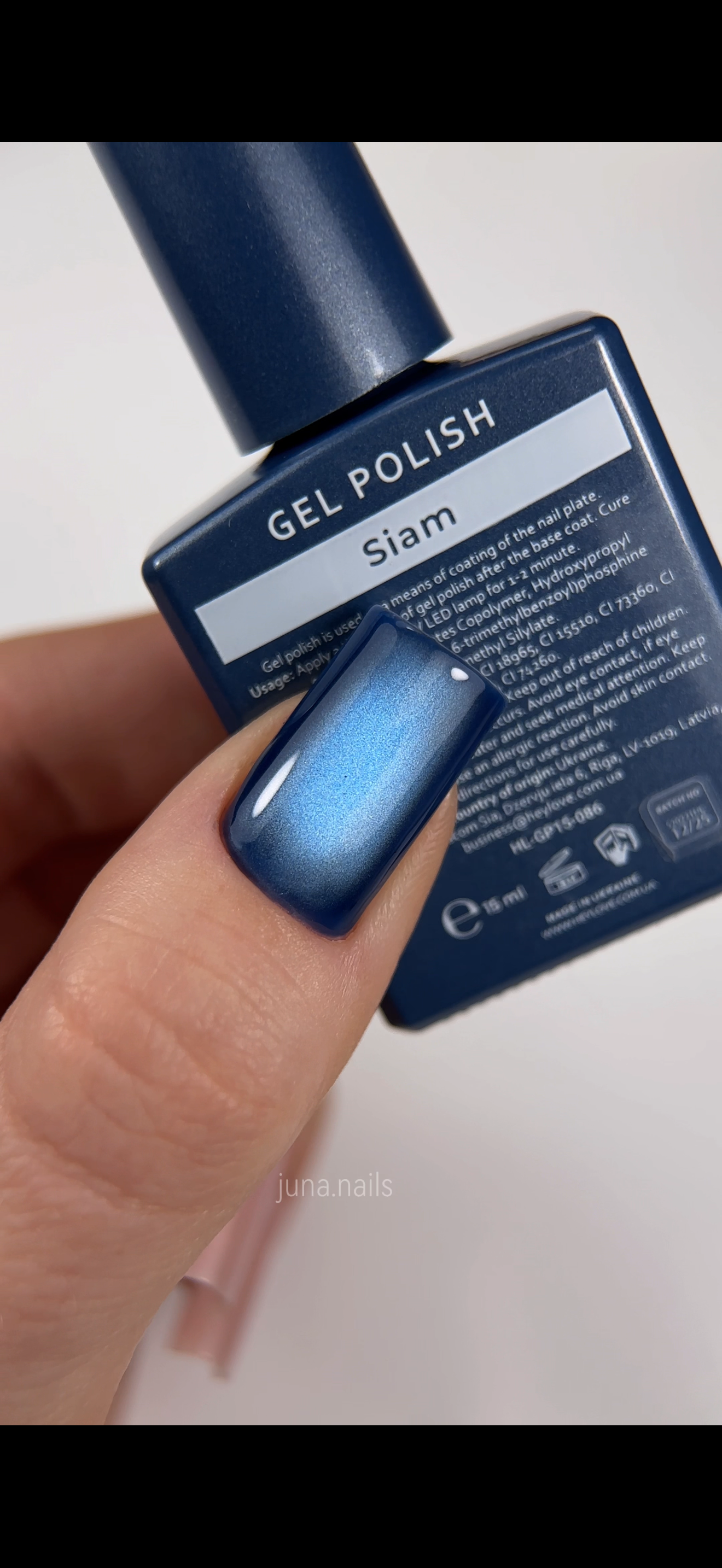 Vernis semi-permanent œil de chat HEYLOVE SIAM