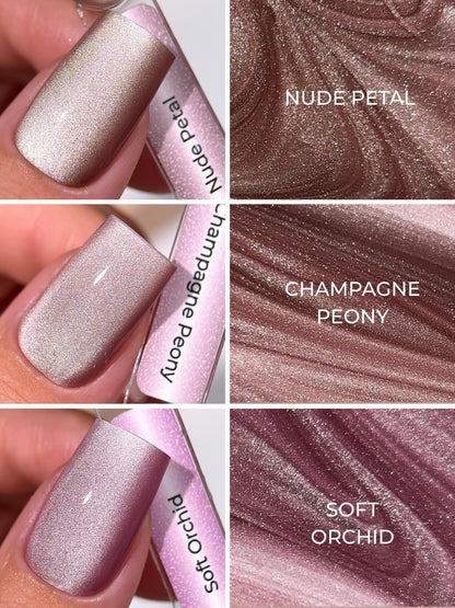 Kit · HEYLOVE · Gel Polish Cat's Eye · Petal Veil colección - image 3