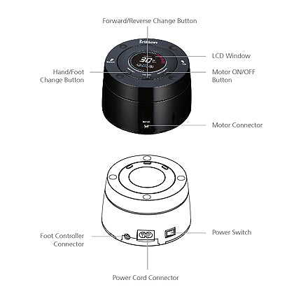 Torno Saeshin Brillian Black. 30000rpm