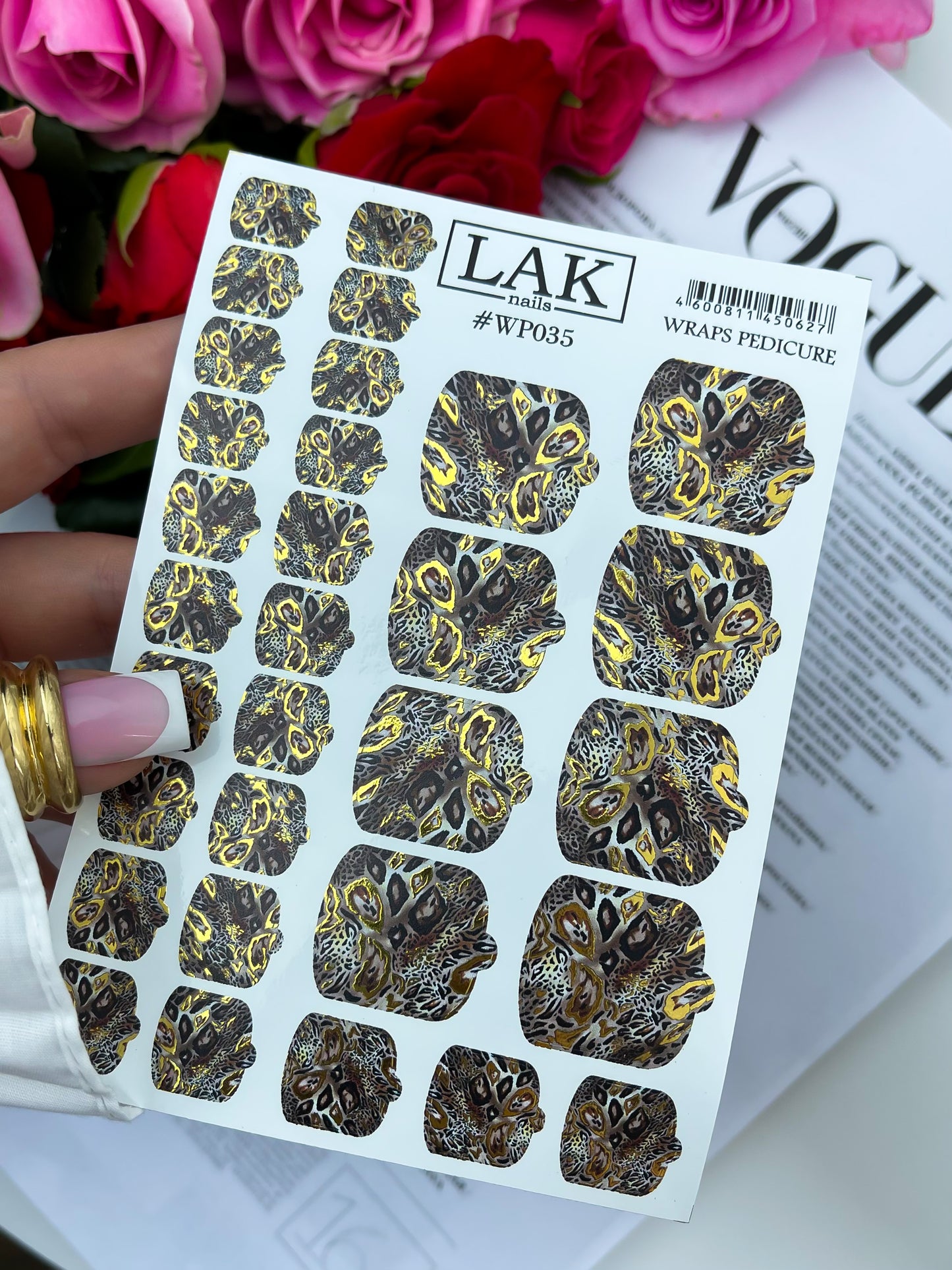 Lak Slider Wraps Pedicura WP035
