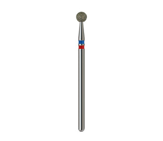 Fresa de diamante Bola. Azul&Roja, 4mm.