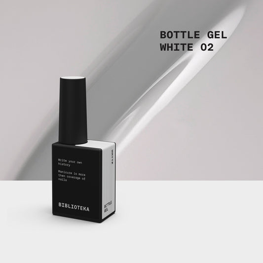BIBLIOTEKA Bottle Gel № 02 White