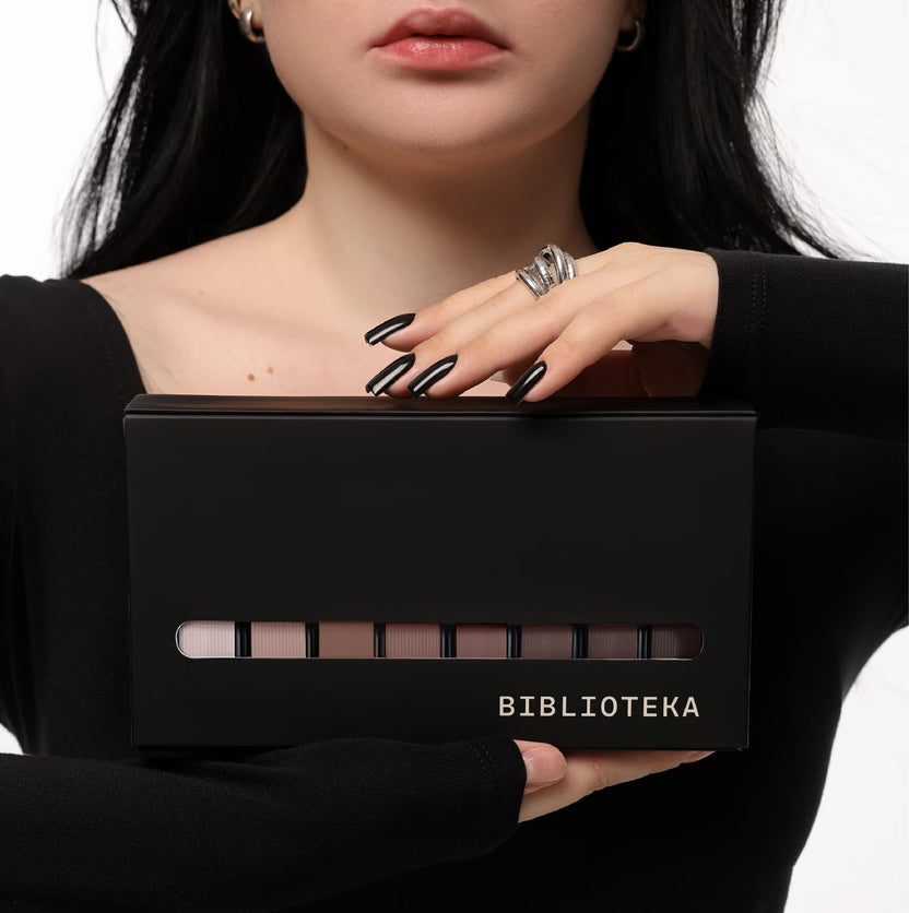BIBLIOTEKA Set de Gel Polish MONO BROWN Colección №33-40