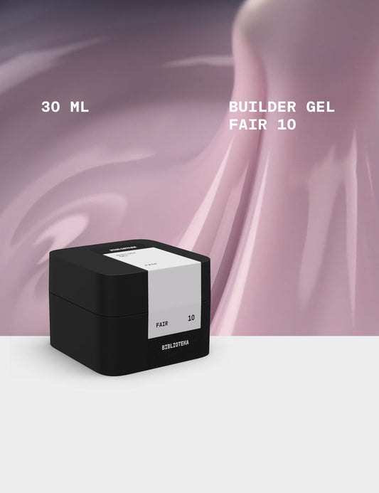 BIBLIOTEKA Builder Gel №10 Fair - Ligero, puro, 30 ml