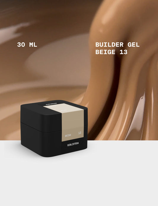 BIBLIOTEKA Builder Gel №13 Beige, 30 ml