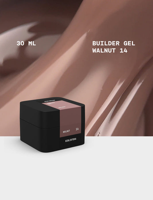 BIBLIOTEKA Builder Gel №14 Walnut, 30 ml