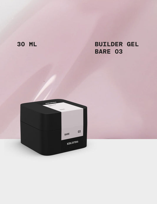 BIBLIOTEKA Builder Gel №03 Bare - Natural, 30 ml