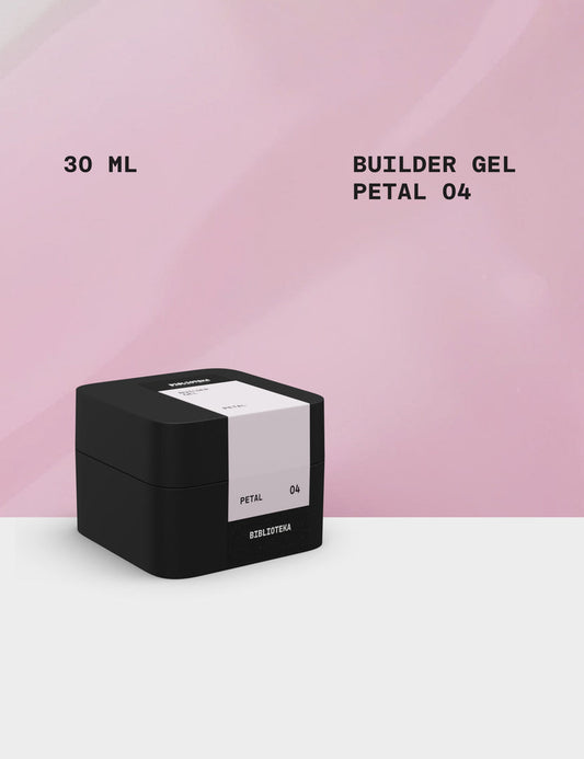 BIBLIOTEKA Builder Gel №04 Petal - Rosa suave, 30 ml