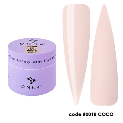 Gel constructeur DNKa' n° 0018 Noix de coco
