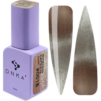 Vernis à ongles semi-permanent DNKa™. N° 0018 Bohemian Cat Eye