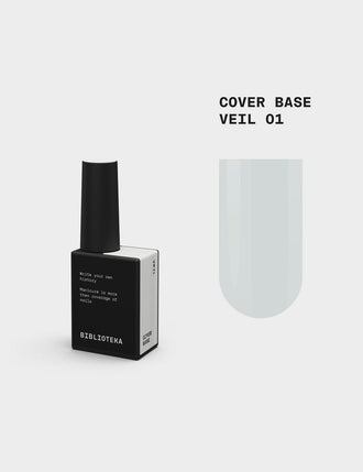 BIBLIOTEKA Cover Base №01 Veil - Lechoso semitransparente , 10 ml