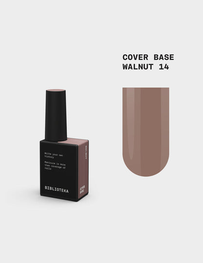 BIBLIOTEKA Cover Base Nº 14 Walnut, 10 ml