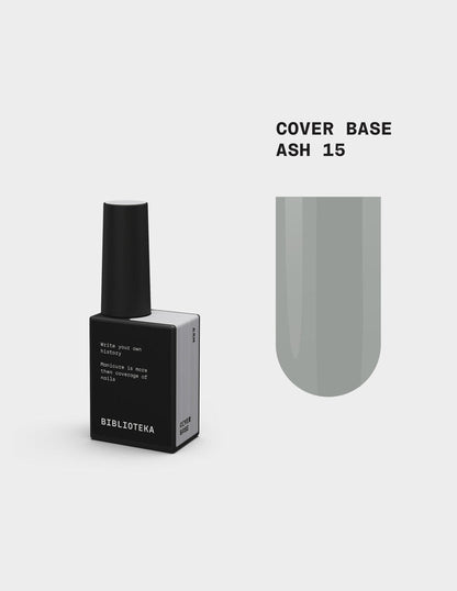 BIBLIOTEKA Cover Base Nº 15 Ceniza, 10 ml