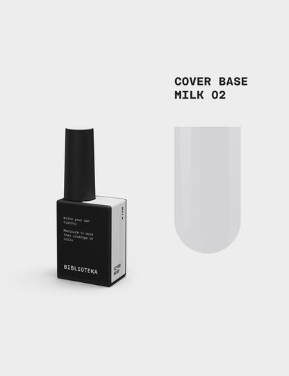 BIBLIOTEKA Cover Base №02 Milk - Lechoso, 10 ml