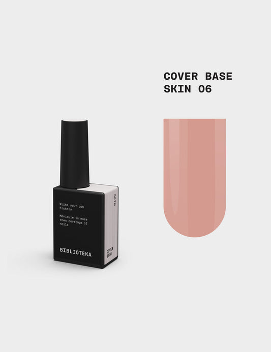 BIBLIOTEKA Cover Base №06 Skin - Beige cálido, 10 ml