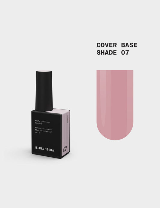 BIBLIOTEKA Cover Base №07 Shade - Beige rosado frío, 10 ml