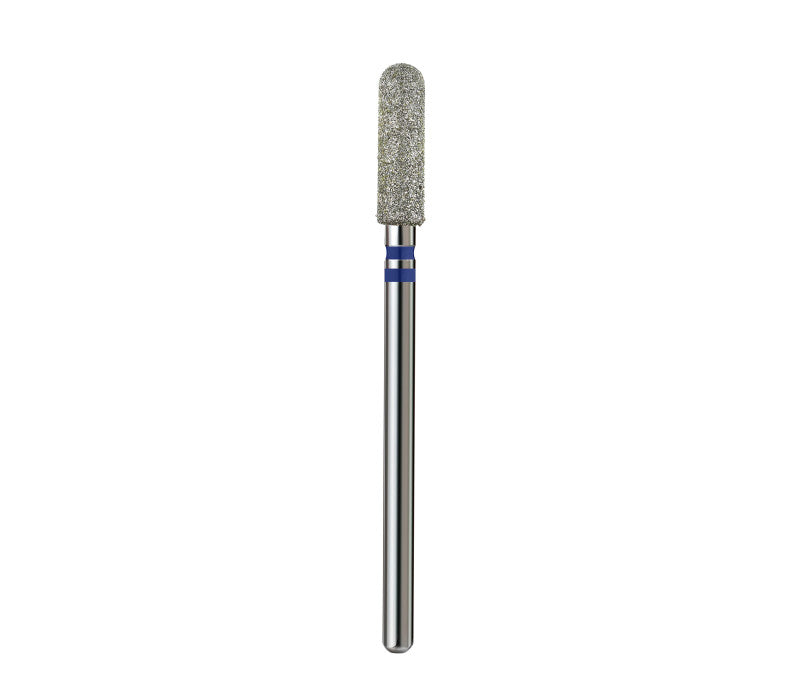 Fresa de diamante Cilindro Redondeado. Azul, 3.5mm.