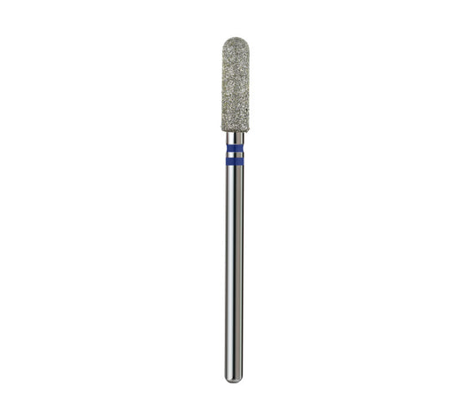 Fresa de diamante Cilindro Redondeado. Azul, 3.5mm.
