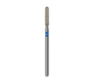 Fresa de diamante Cilindro Redondeado. Azul, 2.5mm.