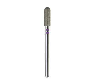 Fresa de diamante Cilindro Redondeado. Violet, 4mm.
