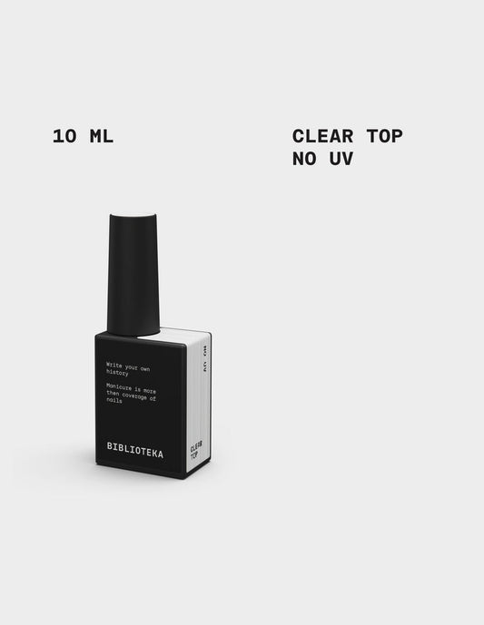 BIBLIOTEKA CLEAR TOP NO UV, 10 ml
