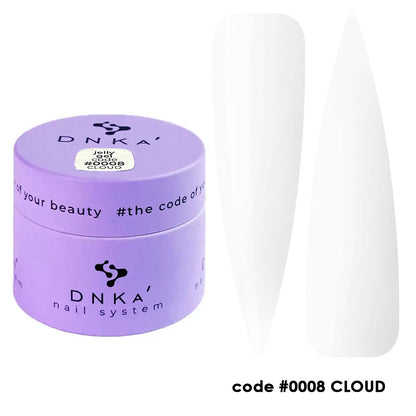 DNKa Jelly Gel. CLOUD #0008 Blanc laiteux
