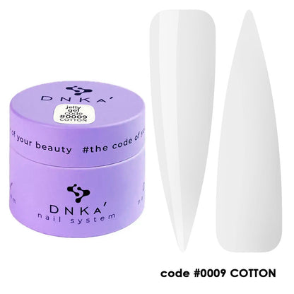 DNKa Jelly Gel. COTTON #0009 Blanc coton