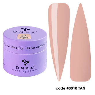 DNKa Jelly Gel. TAN #0010 Nude foncé intense