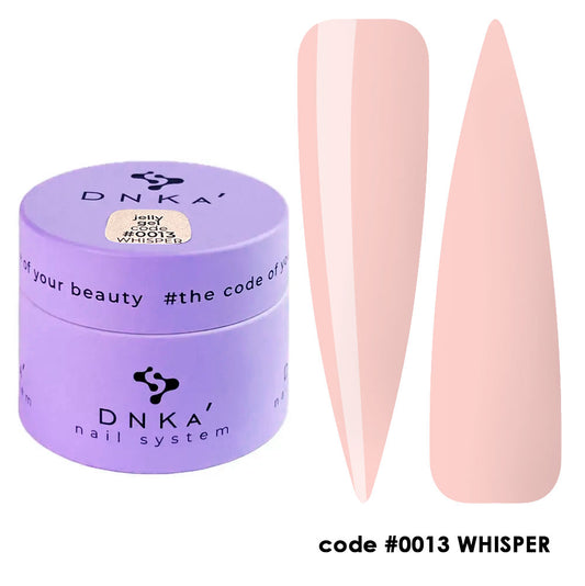 DNKa Jelly Gel. WHISPER #0013 Light Nude