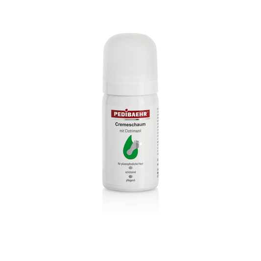 Crema-espuma antifúngica con clotrimazol y urea