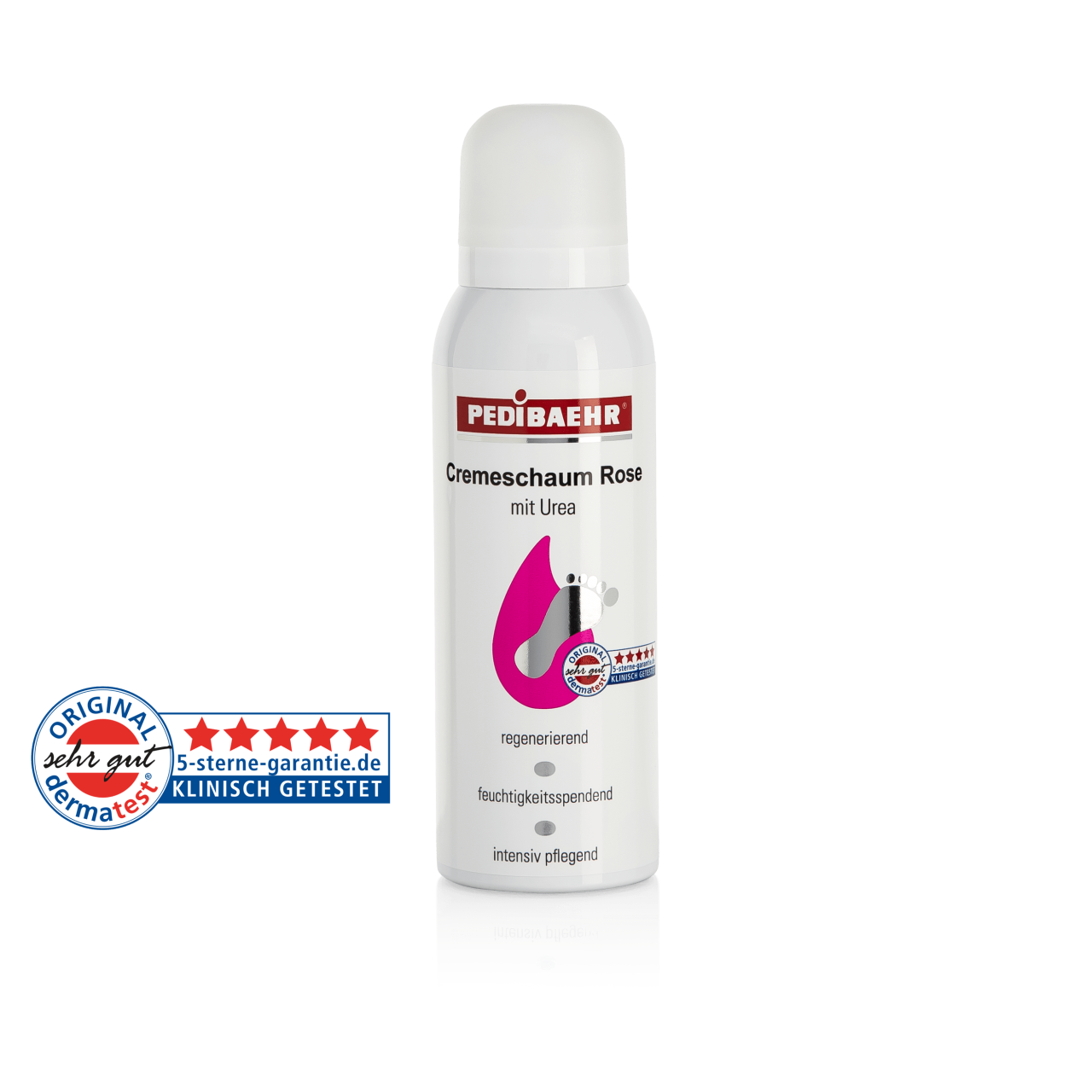 Crema-espuma con aceite de rosas y 10% de urea