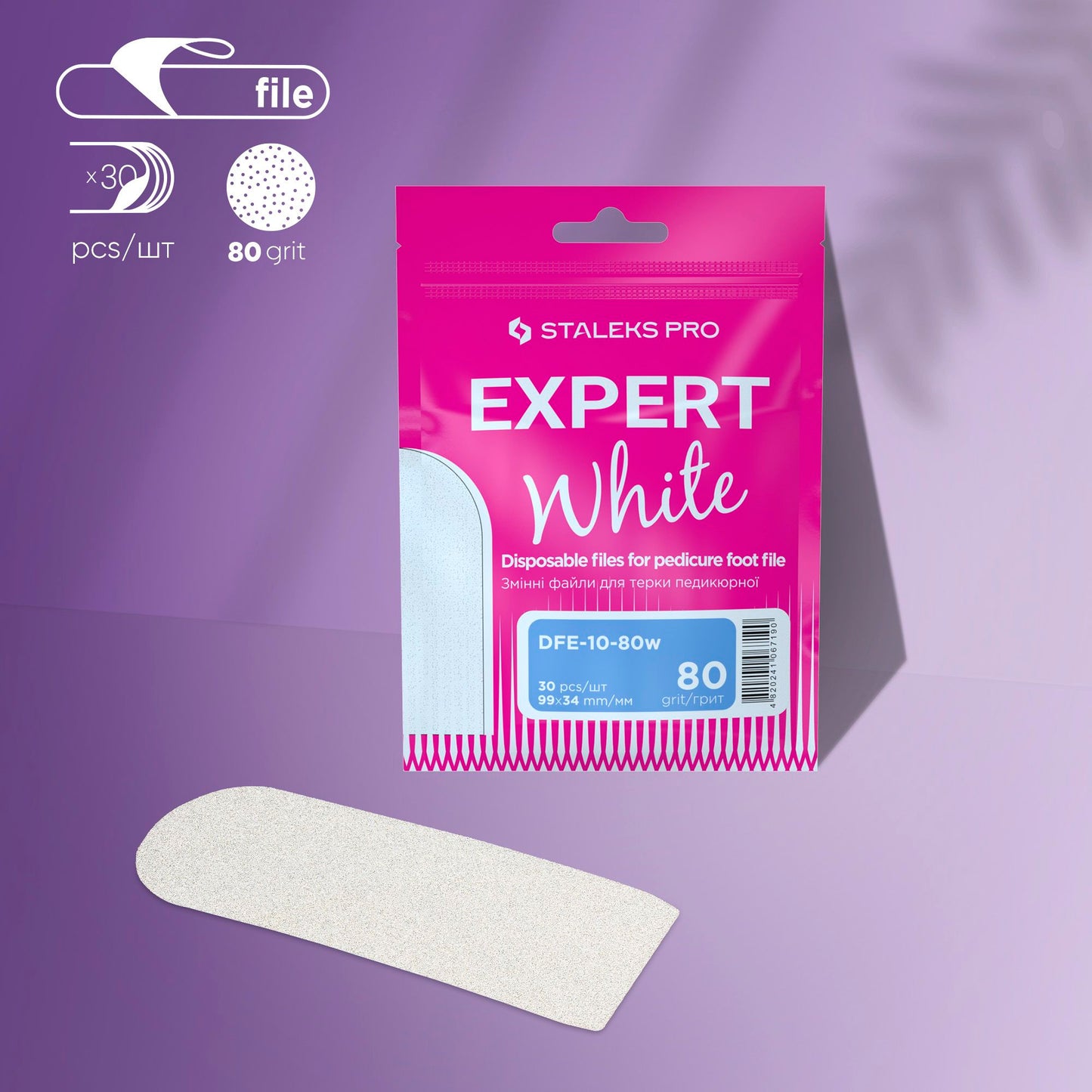Recambios desechables Staleks Pro Expert 10. Para Raspador, 34mm. 30 ud.