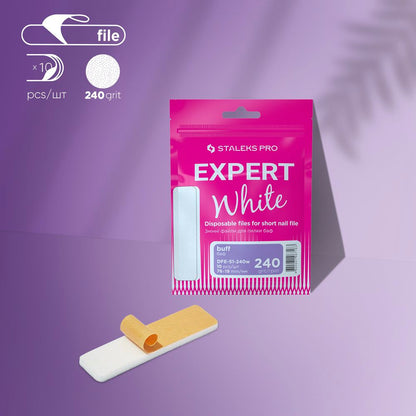 Recambios desechables con espuma Staleks Pro Expert. Buffer, 18mm. 10 ud.