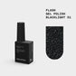 BIBLIOTEKA Flash Gel Polish Nº 01 Blacklight — Negro, 10 ml