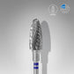 Left-handed corn carbide burr. Blue, 6mm. FT91B060/14 