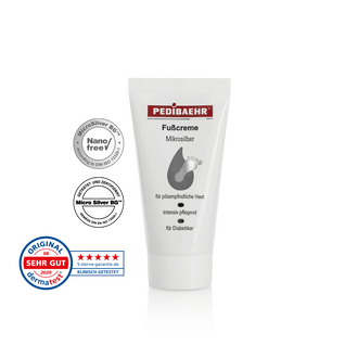 Crema para pies con microplata