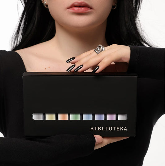 BIBLIOTEKA Set de Gel Polish Cat Eye RAYS Colección №09-16