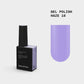 BIBLIOTEKA Esmalte semipermanente №16 Haze - Lila, 10 ml