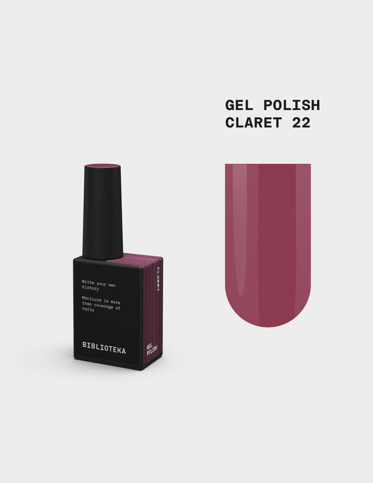 BIBLIOTEKA Esmalte semipermanente №22 Claret, 10 ml