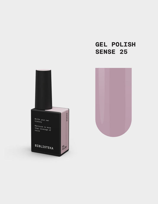 BIBLIOTEKA Esmalte semipermanente №25 Sense - Rosa nude, 10 ml