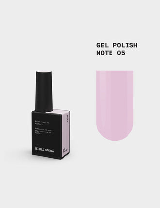 BIBLIOTEKA Esmalte semipermanente Nº 05 Note - Rosa, 10 ml