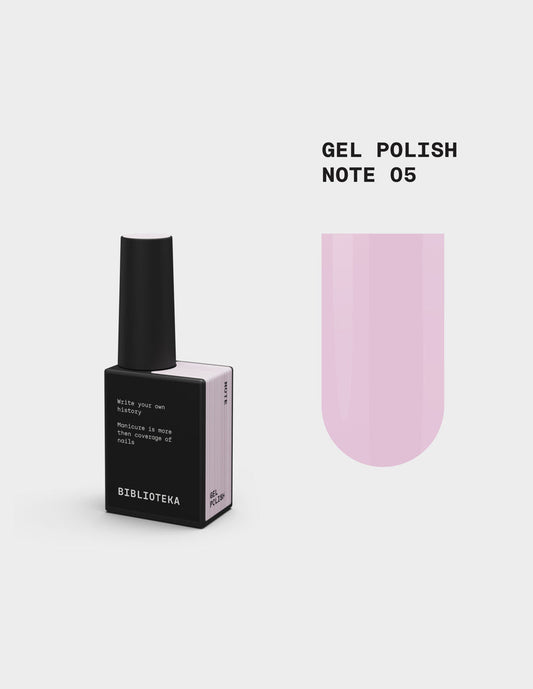 BIBLIOTEKA Esmalte semipermanente Nº 05 Note - Rosa, 10 ml