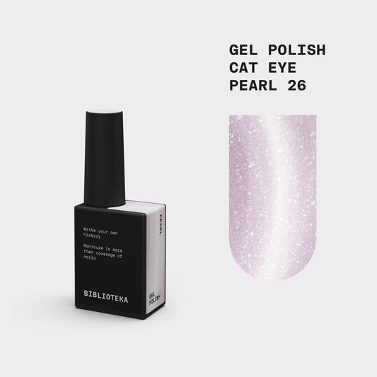 BIBLIOTEKA Cat Eye Gel Polish №26 Pearl