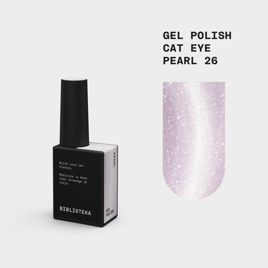 BIBLIOTEKA Cat Eye Gel Polish №26 Pearl
