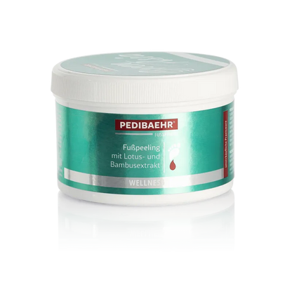 Foot exfoliation with Asian Green