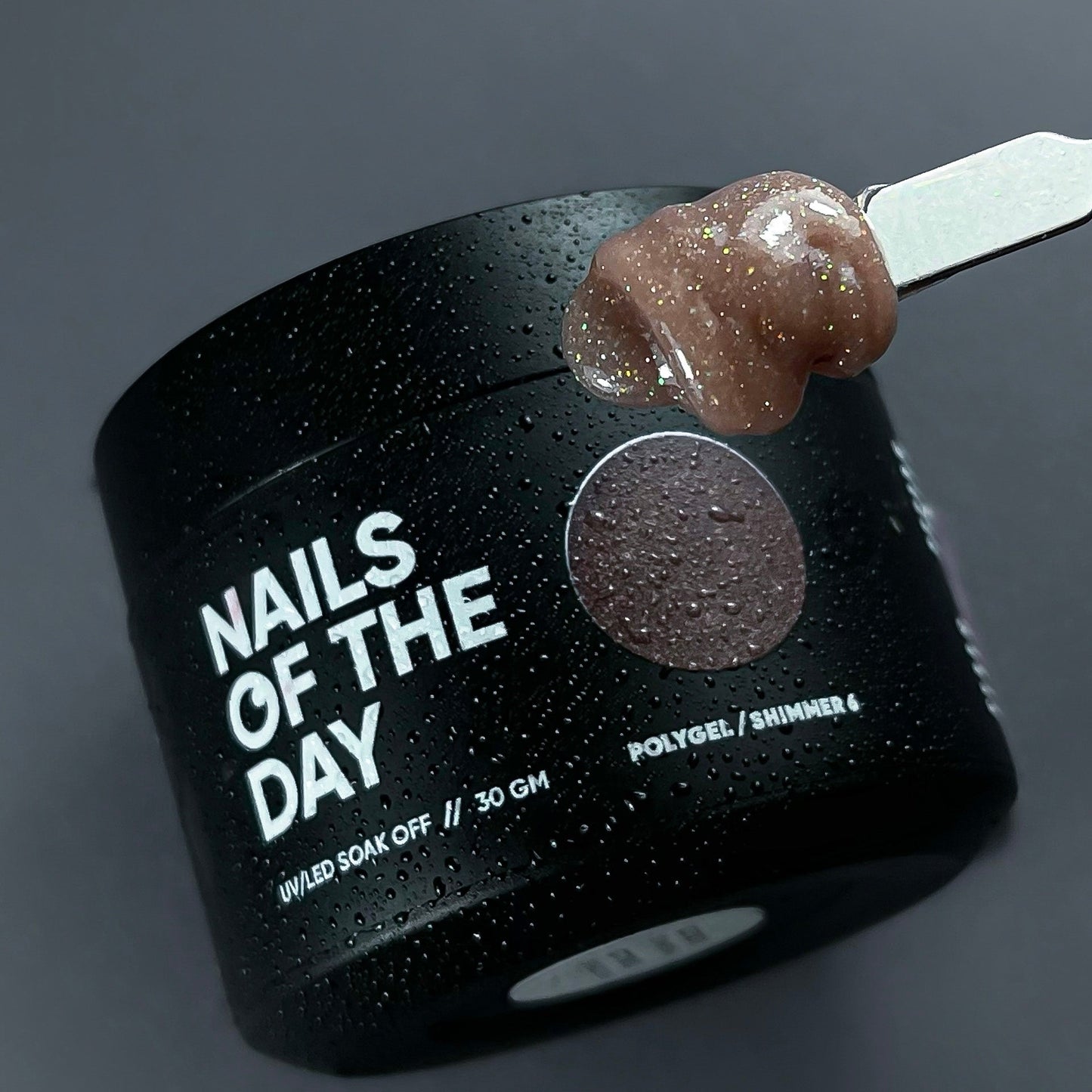 NAILSOFTHEDAY Polygel shimmer 06