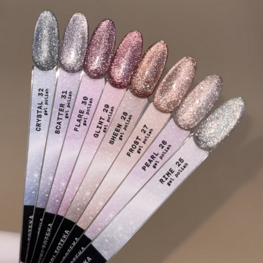 BIBLIOTEKA Cat Eye Gel Polish Set DAWN #25–32
