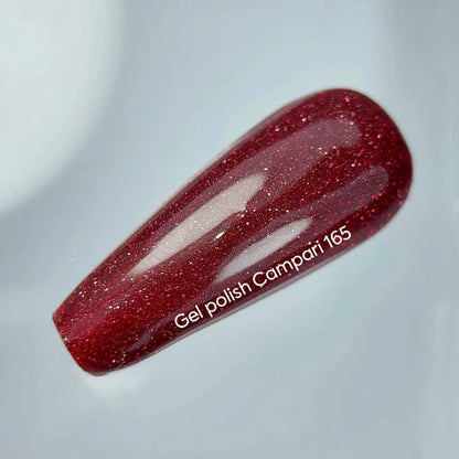 Vernis gel réfléchissant Campari NAILSOFTHEDAY